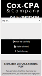Mobile Screenshot of cox-cpa.com